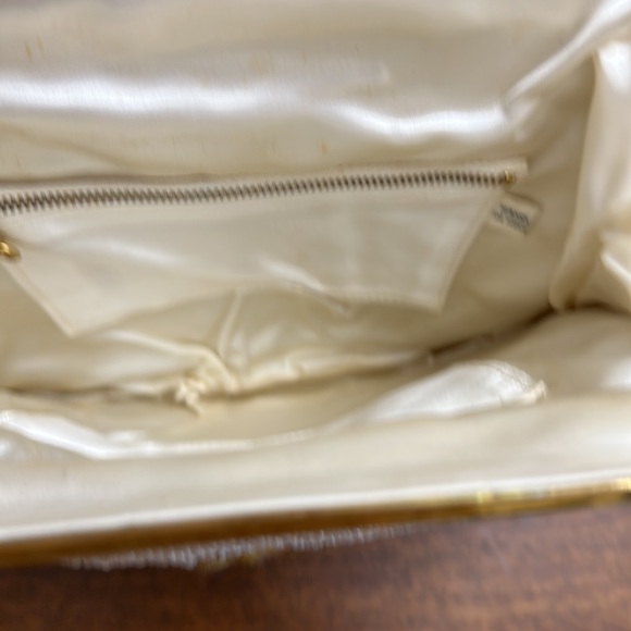 Vintage beaded and tapestry evening bag - Picture 4 of 5